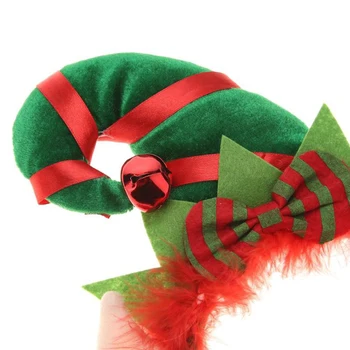 1PC Kalėdų Lankelis Santa Kalėdos Plaukų Juosta Užsegimas Už ChildrenHeadwear Vadovas Hoopas Hairband Kalėdų Dovana Dropship 0